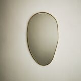 Miroir laiton  doré 52 cm