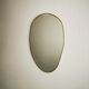 Miroir laiton  doré 52 cm