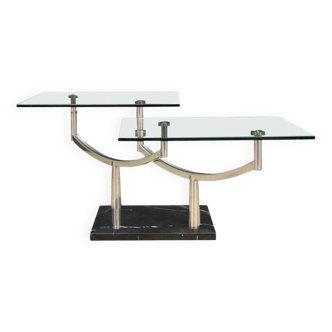 Metal coffee table, Danish design, 1990s, production: Denmark