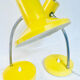 Pair of vintage yellow desk lamps, 1970s