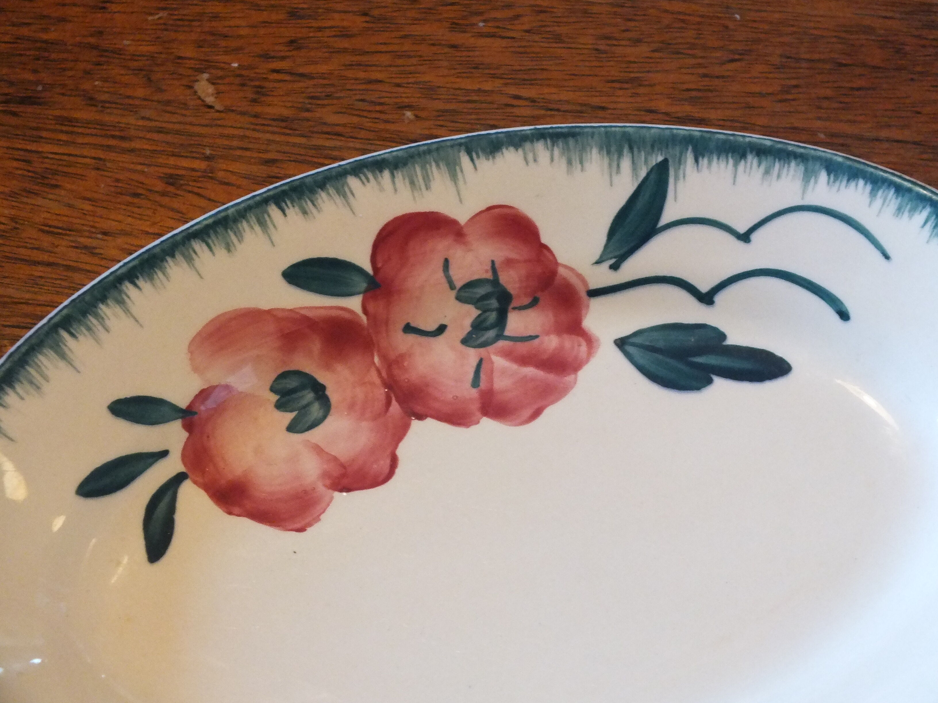 Ravier vintage Sarreguemines DV service Maryvonne