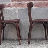 Baumann bistro chairs, 1950s. (Set of 4)