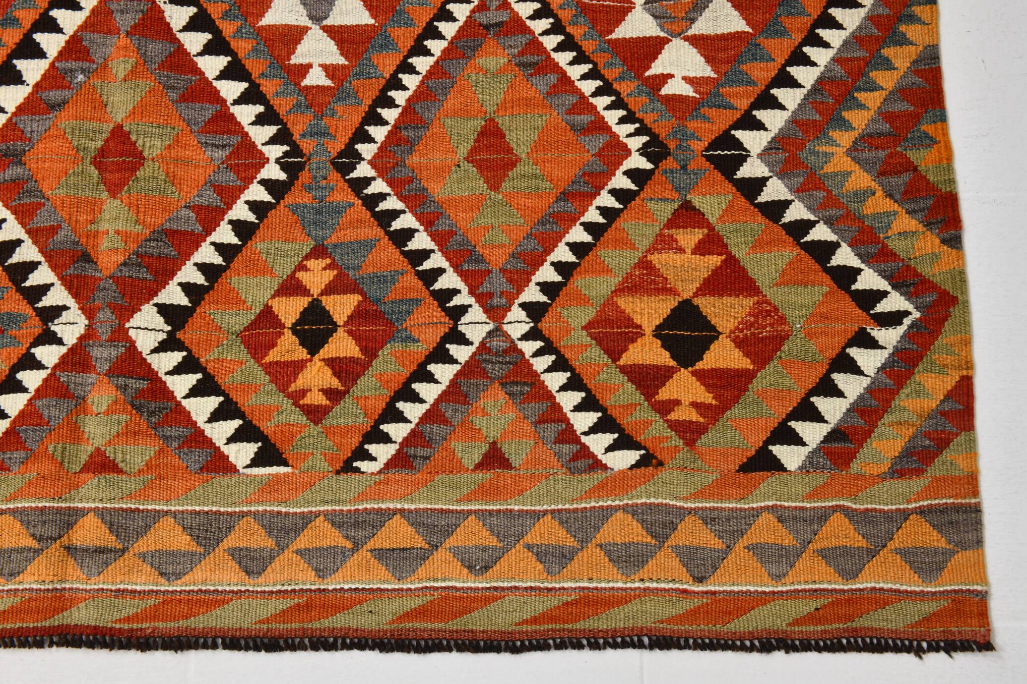 Turkish Flatweave Kilim Rug, 165x317 Cm