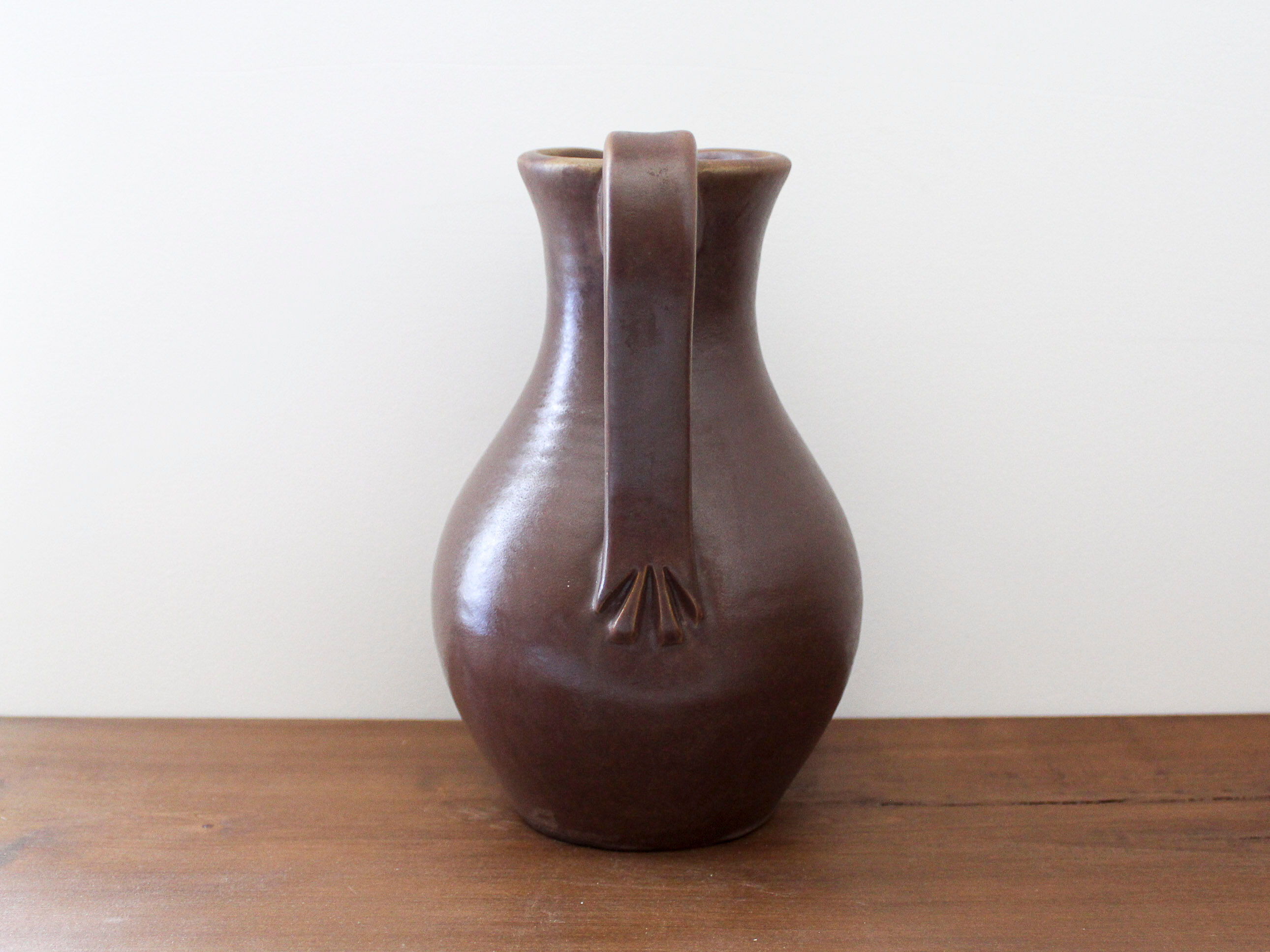 Pitcher in glazed stoneware Ph. Aubert