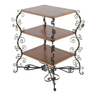 Spectacular casted iron side table, Italy 1970’s