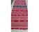 Tapis rouge et noir fait main traditionnel 170x60cm