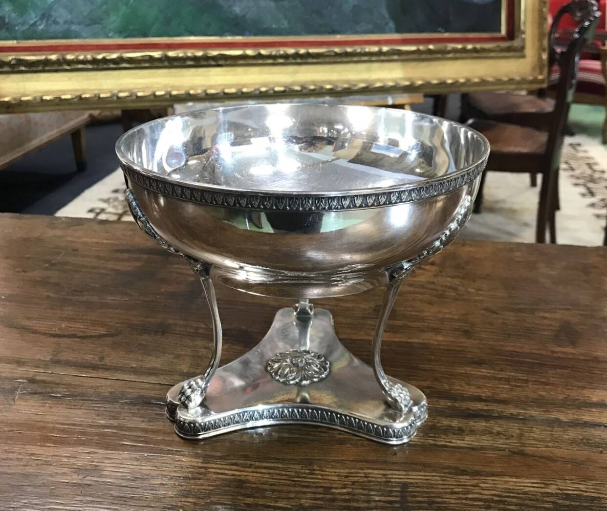 Silver-plated fruit bowl, Phenix