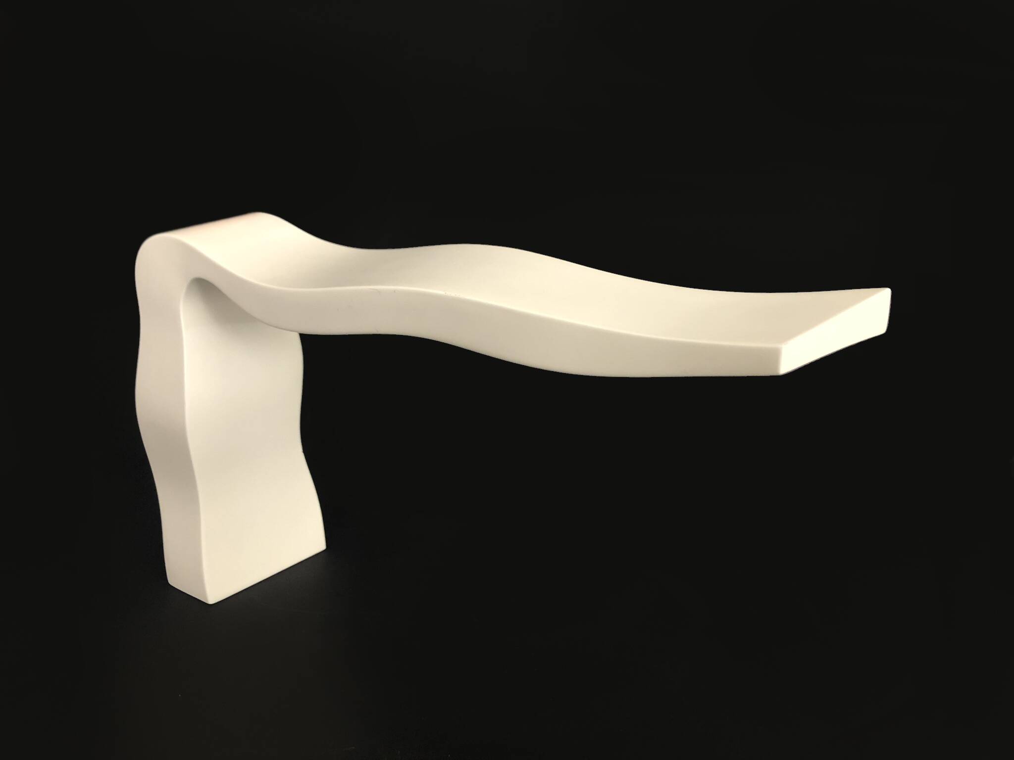 Pair of Italian wall lights Fontana Arte Yves white 2008