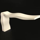 Pair of Italian wall lights Fontana Arte Yves white 2008