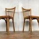 Pair of baumann bistro chairs