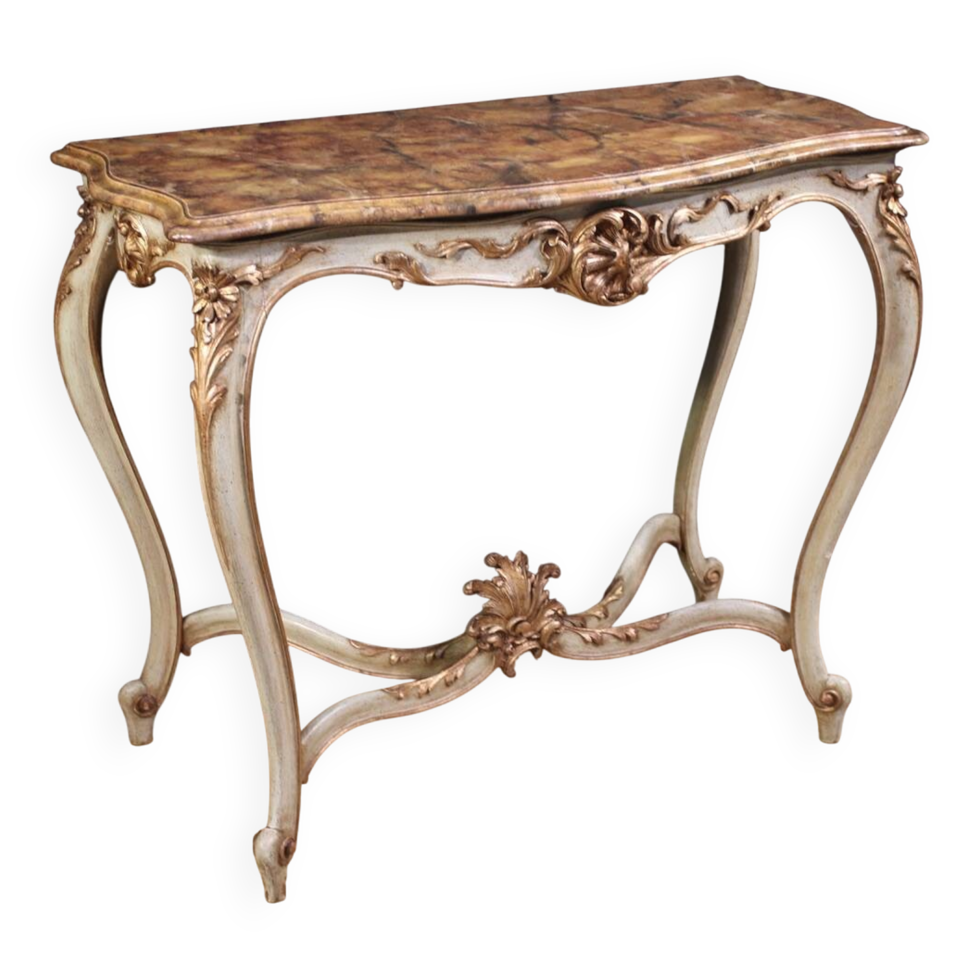 French lacquered console in Louis XV style