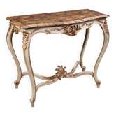 Console laquée française de style Louis XV
