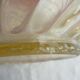 Broc crystal Baccarat red in gradient model Bamboo torso ribs, H 30 cm