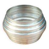 Towel ring silver metal