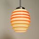 Beautiful rare original glass ceiling lamp from the 1930s