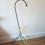 Floor lamp / magazine holder