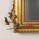 Eclectic antique mirror in gilded wood, Italy, 19th century
