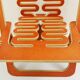Gregg Fleishman Prototype European cutout plywood "Lumbarest" or Puzzle chair, from the 1970s