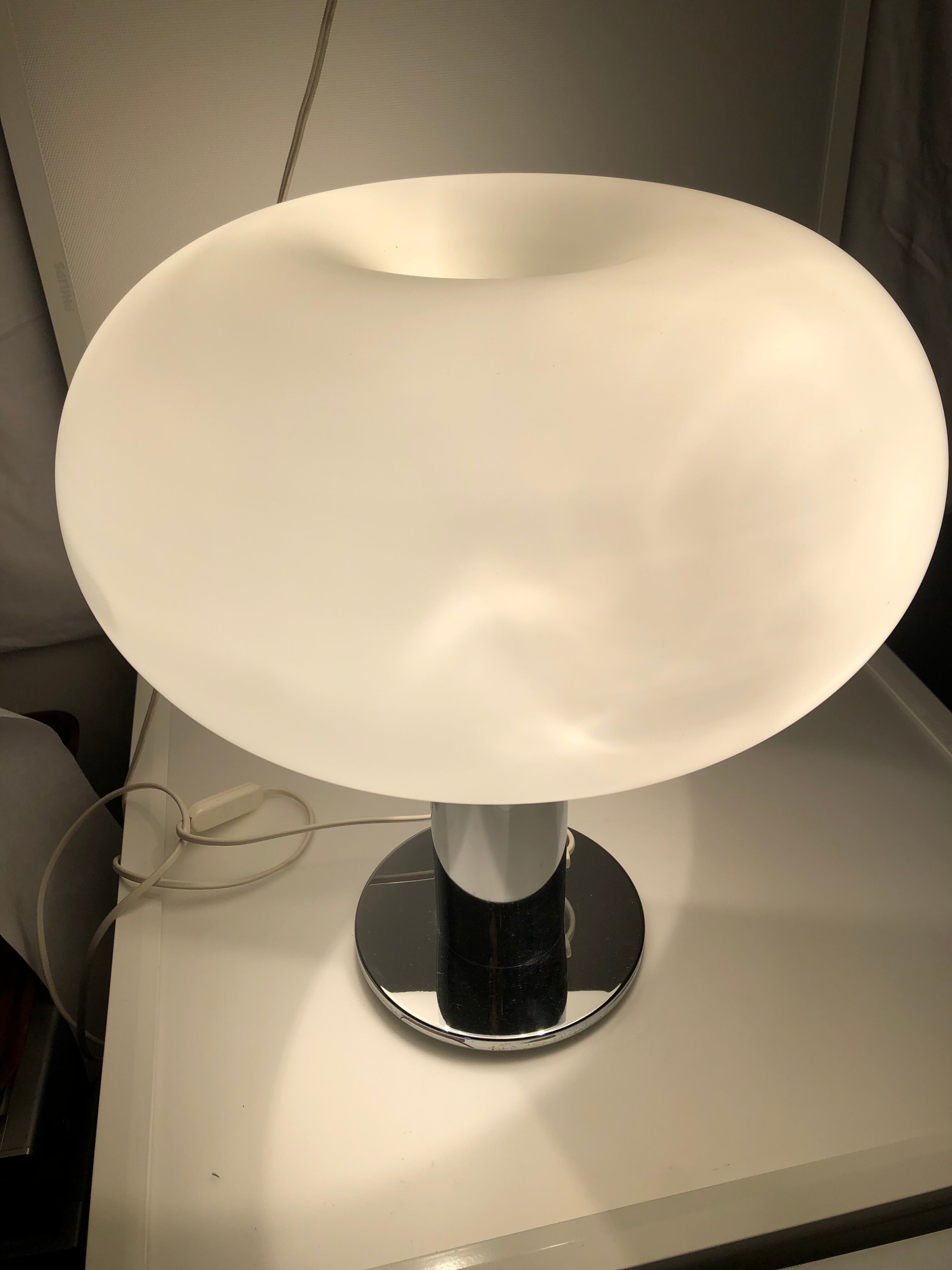 Lampe champignon design 1970