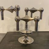 3 s22 candlesticks and 1 nagel modular base vintage 1970
