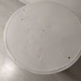 White garden pedestal table