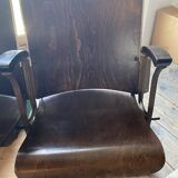Two-seater folding seat