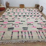 Azilal Berber rug in handmade wool 326 X 250 CM