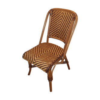 Rattan and bamboo chairs