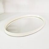 Minimalist wall mirror - oval, Germany, 70s