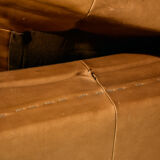 Modular leather sofa, set of 3