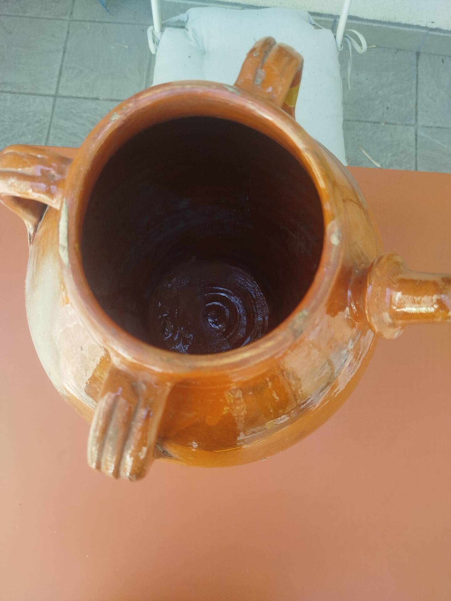 Glazed earthenware bowl