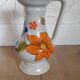 Ceramic vase or pitcher with Poët Laval floral motifs
