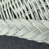 Rattan side table