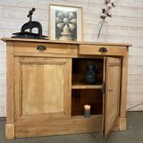 Parisian sideboard in raw wood