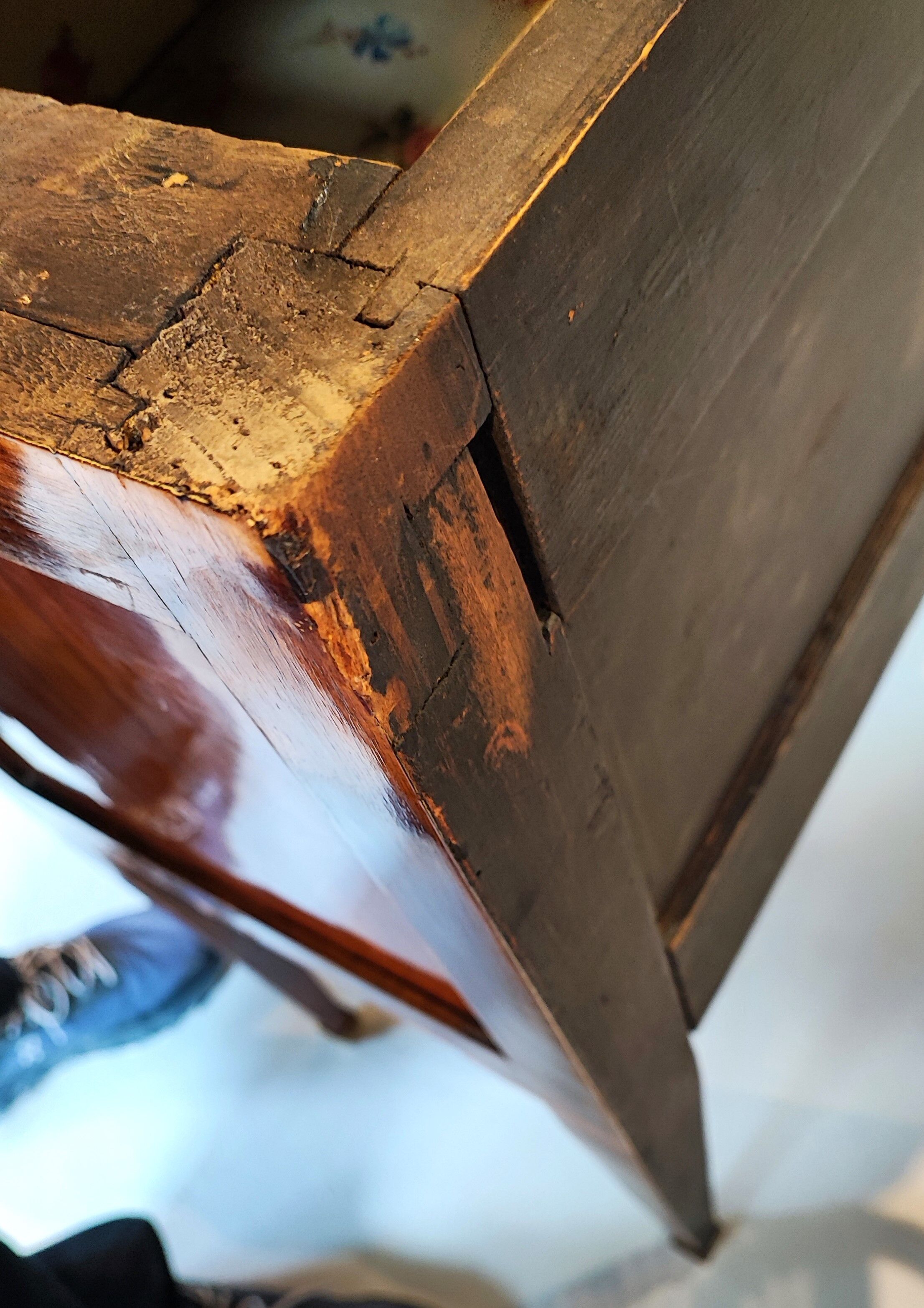 Chest of drawers 2 drawers Louis XVI