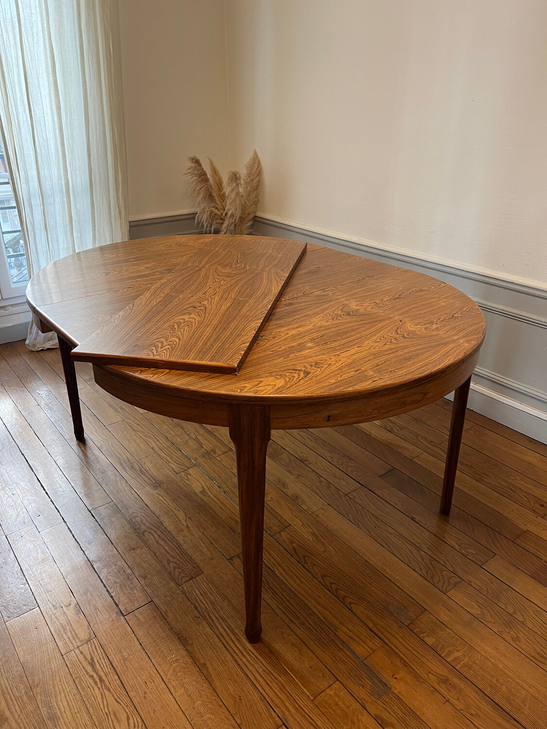 Table vintage palissandre de rio 1960