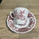 Ridgway pink english porcelain coffee service