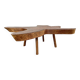 1960s coffee table in redwood