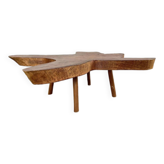 1960s coffee table in redwood