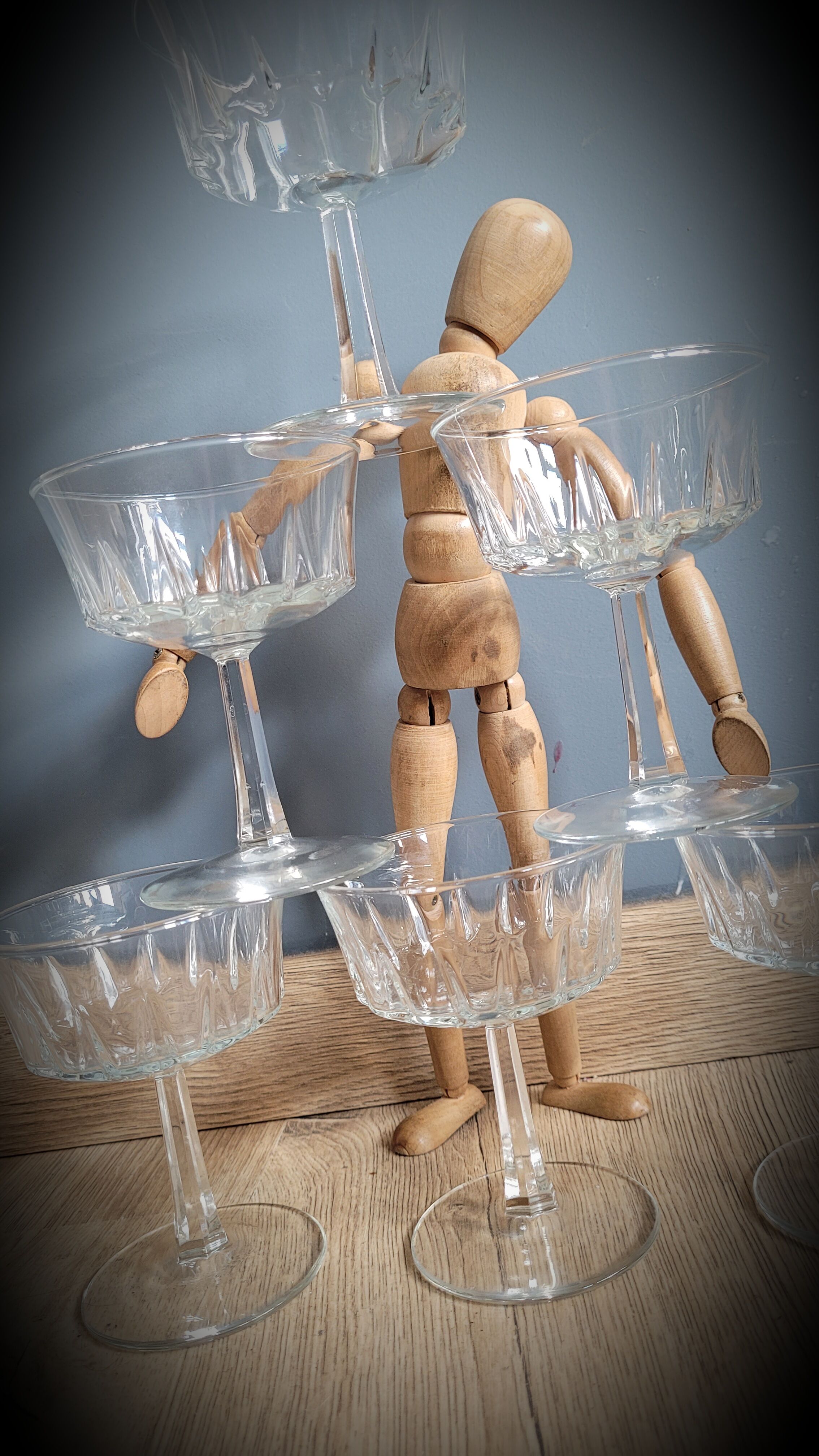 Set 6 glasses champagne