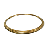 Art Deco round mirror tray