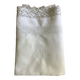 Old linen, pillowcase, AT monogram