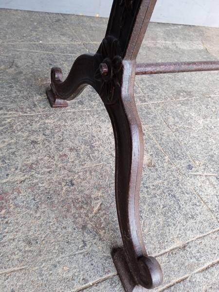 Marble bistro table 110cm