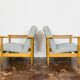 Vintage Armchairs Gfm 142 By Edmund Homa, Gfm, Poland, 1960’s, Set Of 2