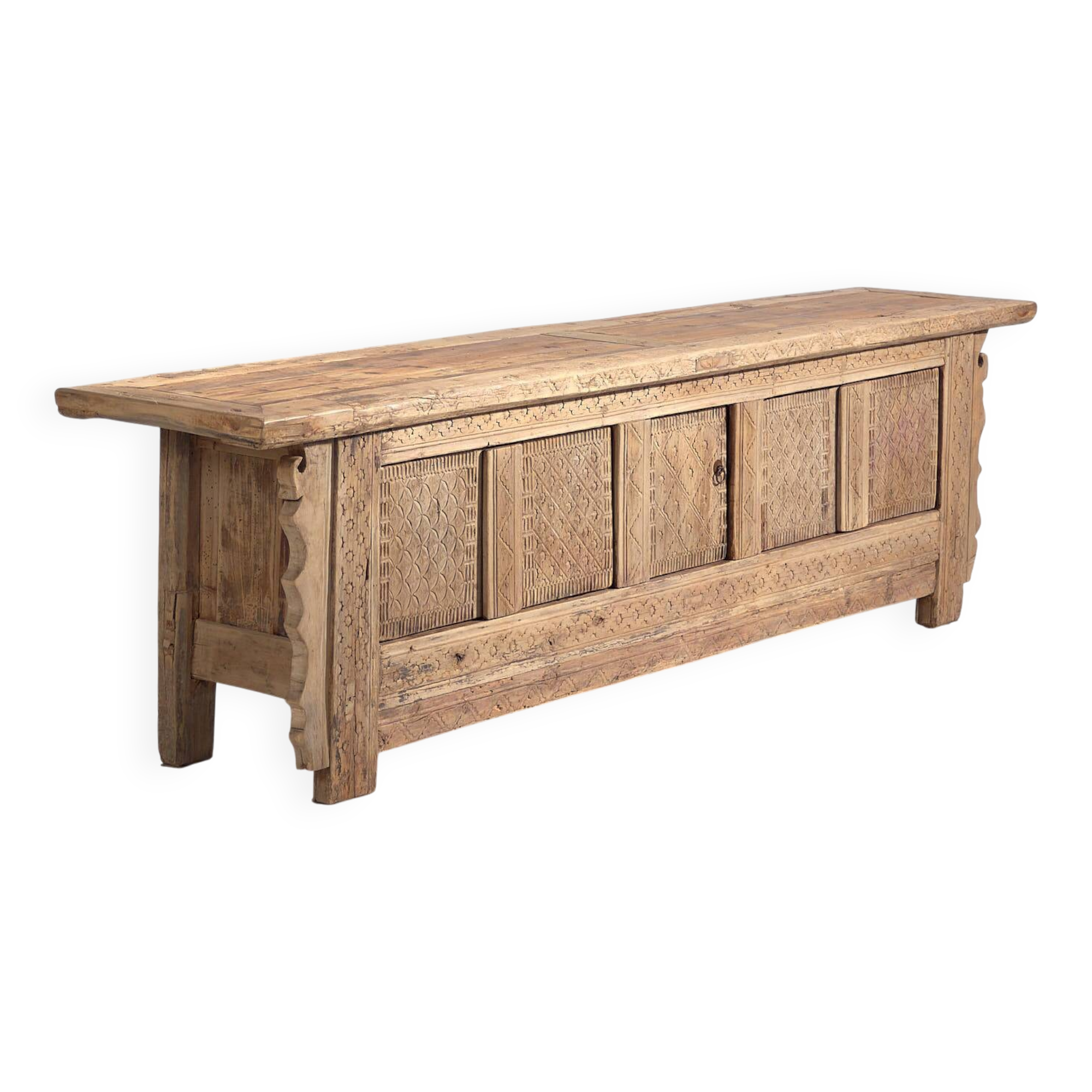 Antique carved TV cabinet (c.1850) #60