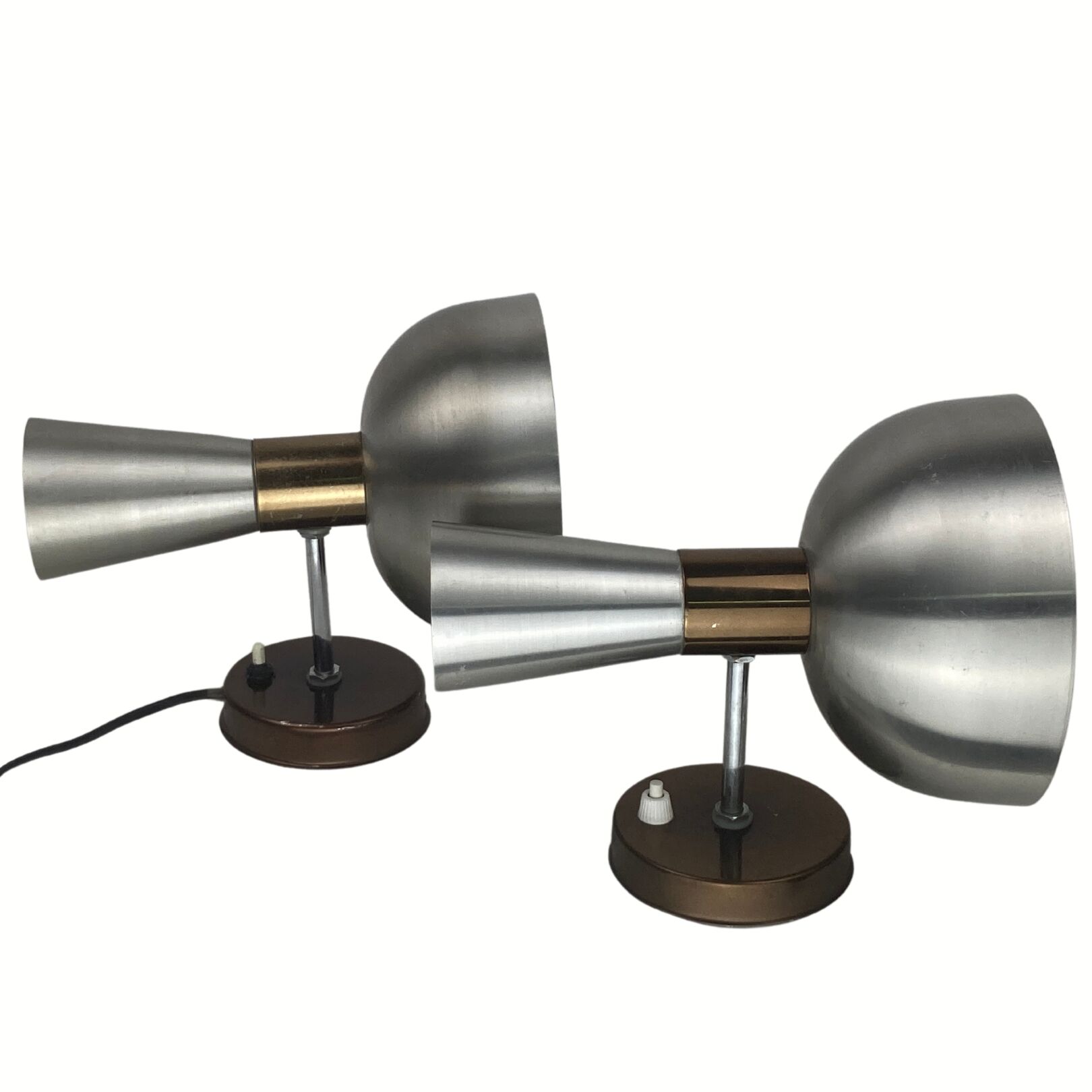 Mid-Century Dutch Diabolo Wall Sconces by Herda, 1970s, Set of 2
