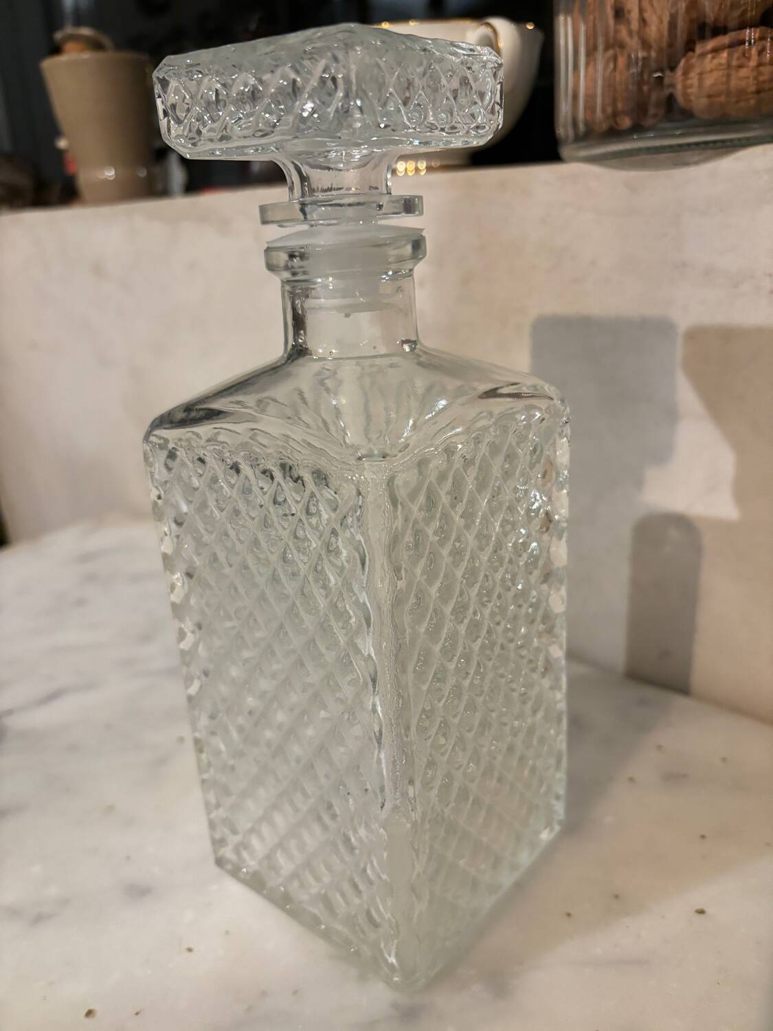 Vintage whiskey decanter
