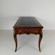 Louis XV style double-sided mahogany and rosewood flat desk