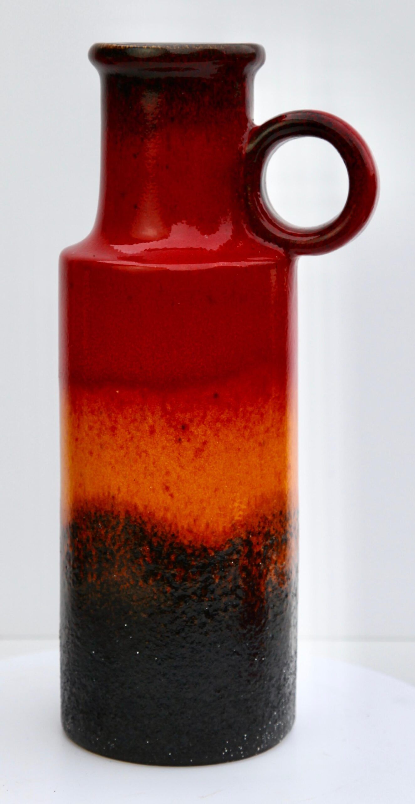 Set of 3 vintage vases, Scheurich, W-Germany, 1960