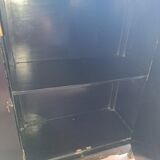 Black chinoiserie lacquer cabinet